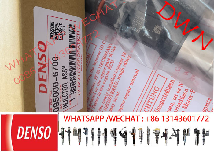 GENUINE original DENSO Injector 095000-6700 095000-6701 for HOWO heavy truck R61540080017A