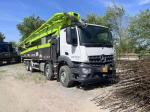 23 Years Zoomlion Concrete Pump Truck 62 Meters on Mercedes-Benz Chassis and