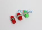 FC / PC Square Type Fiber Optic Adapter , Multimode Fiber Coupler For Ftth
