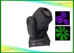 30w Led Spot Moving Head Light Black House 8 Gobos For Entertainment