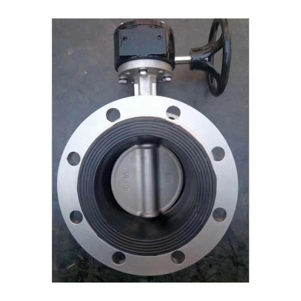 Buy cheap Pneumatic 10 Inch Butterfly Valve with Worm Gear and Pin Type Temperature Adjustment from wholesalers
