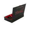 Buy cheap Hot Luxury Custom Logo Paper Black Book Shape Rigid Cardboard Ribbon Gift Paper Boxes With Satin from wholesalers