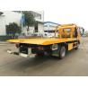 Buy cheap Road Vehicle Flatbed Tow Truck , Medium Duty 3t 24 Hour Tow Truck High Performance from wholesalers