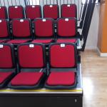 Anti Aging Fireproof Retractable Bleacher Seating For Stadium Grandstand