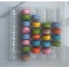 Buy cheap Transparent 40 Pieces Plastic Macaron Packaging Macaron Serving Tray from wholesalers
