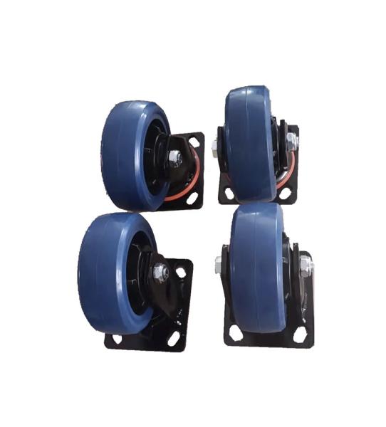 Buy cheap 5 Inch Shopping Heavy Duty Trolley Castors High Wear Resistance ROSH from wholesalers
