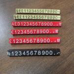 Retail Shops price cube tag
