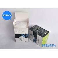 Buy cheap 4 Ply N95 Disposable Face Mask For Virus Portection / N95 Earloop Mask product