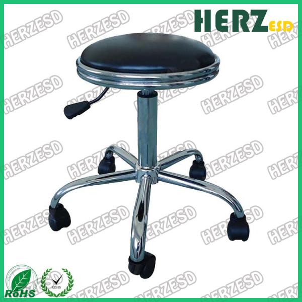 Buy cheap PU Leather Round ESD Safe Chairs High Bar Stools With Footrest from wholesalers