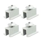 3.0mm-4.5mm Stainless Steel Solar Mounting Clamps High Performance