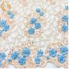Buy cheap High End Embroidered Sequin Lace Fabric Nigeria Multicolor Water Soluble from wholesalers