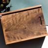 Buy cheap Modern Small Wooden Gift Box With Push Pull Cover Carving Lid Personalized from wholesalers