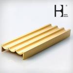 Brass Alloy Industrial Durable Copper Extrusion Profiles 5mm to 180mm C38500