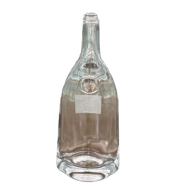 Buy cheap High Weight 700ml Super Fiery Vodka Glass Bottle for Beverage in Hot Stamping Surface from wholesalers