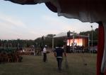P4.81 Outdoor Rental Curved Led Screen 500mmX500mm Led Panel 2 Years Warranty