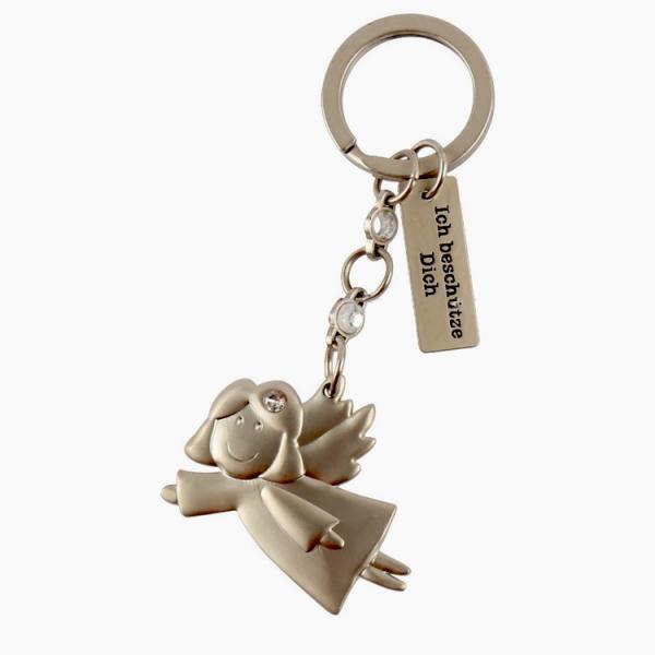 TUV Metal Keychains Custom Cartoon Pendant Label Key Tags Antique Bronze