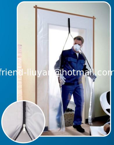 Buy cheap Zipper Secure Transparent Pvc Door See Through Plastic Vinyl Door from wholesalers