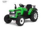 Led Light Childs Plastic Ride On Tractor 135*76*81CM 2.4G RC