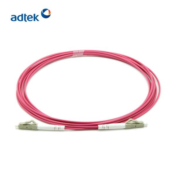 Buy cheap LC LC 50/125um Multimode Fiber Patch Cord OM4 2 Core Fiber Optic Cable from wholesalers