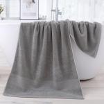 Luxury Hotel Towel Set Custom Embroidery Logo 100% Cotton White Bath Hand Face