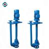 Buy cheap Blue Heavy Duty Vertical Shaft Pump Sand Mining Pump With Support Plate from wholesalers