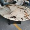 Buy cheap Royal Italian Contemporary Luxury Dining Table Stone Marble tabletop D1500x750mm from wholesalers