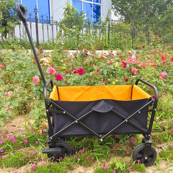 Buy cheap Collapsible Luggage Hand Trolley PVC Wheels Outdoor Folding Mini Camping Cart from wholesalers