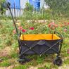 Buy cheap Collapsible Luggage Hand Trolley PVC Wheels Outdoor Folding Mini Camping Cart from wholesalers