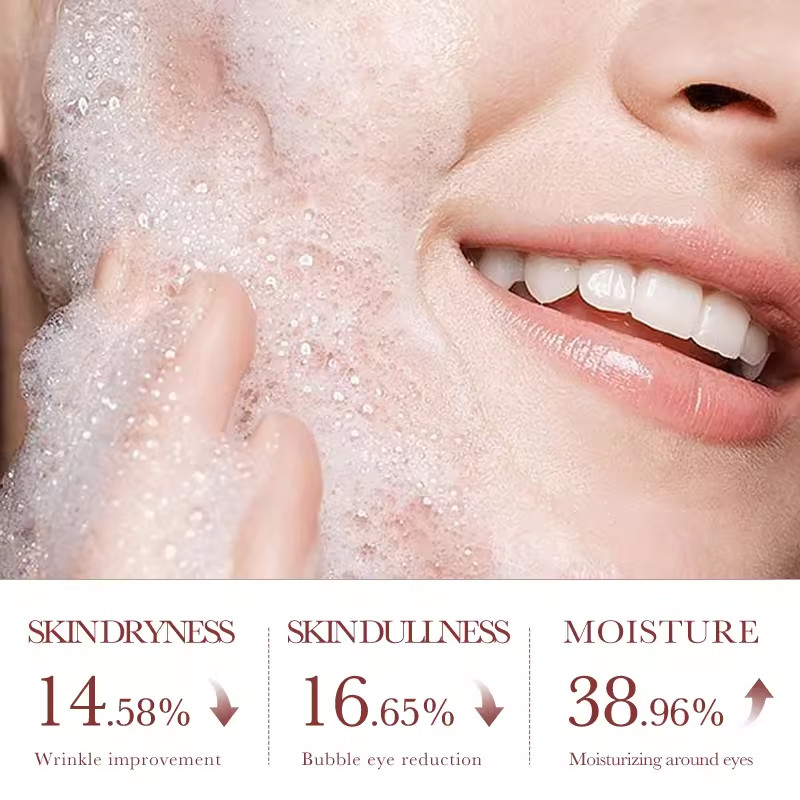 Amino Acid GMPC Face Cleaner Mousse Foam Gently Pores Customized Camellia Face Wash