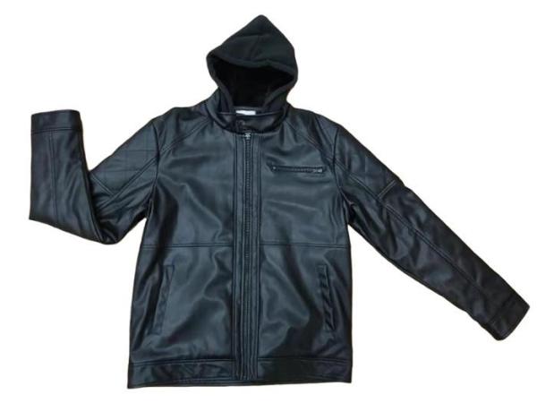 Buy cheap Polyurethane Pu Leather Puffer Jacket Mens from wholesalers