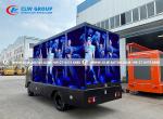 ISUZU Naked Eye 3D Billboard Mobile Outdoor LED Advertising Truck With Air