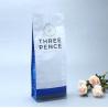 Buy cheap Food Grade Aluminum Foil Coffee Sachet Bag Flat Bottom 300 Micron With Zipper Valve from wholesalers