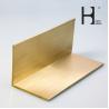 Buy cheap Decorative Trim Extruded Brass Profiles L Angle Profile For Wood Decoration from wholesalers