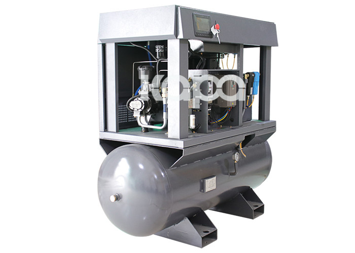 16 bar integrated laser cutting 4-in-1 screw air compressor with air tank/air dryer/air filter