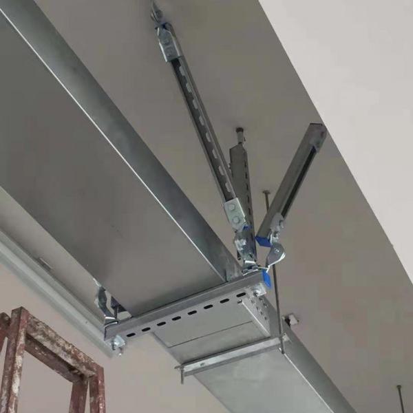 Buy cheap Bolted Steel Cable Tray Seismic Bracing Support UL Listed Up To 100 Lbs Capacity from wholesalers