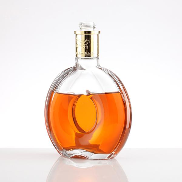 Buy cheap Engraved Logo Cork Top 0.75L Clear Vodka 750ml Spirits Xo Brandy 1000ml Glass Bottle from wholesalers