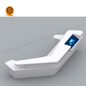 Buy cheap OEM ODM Solid Surface Reception Desk from wholesalers