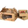 Buy cheap Eco Friendly Fruit Cardboard Box Trays Lightweight Custom Size Logo from wholesalers