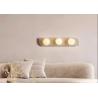 Buy cheap Yellow travertine good quality bedroom for home decorator interior stone wall lamp from wholesalers