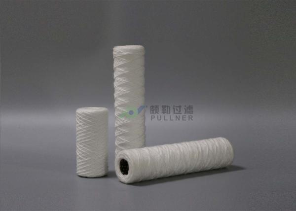 Buy cheap RO Pre - Filtration PP Wound Filter Cartridge 10" 20" 30" 40" 5 Micron OD 60-63mm from wholesalers