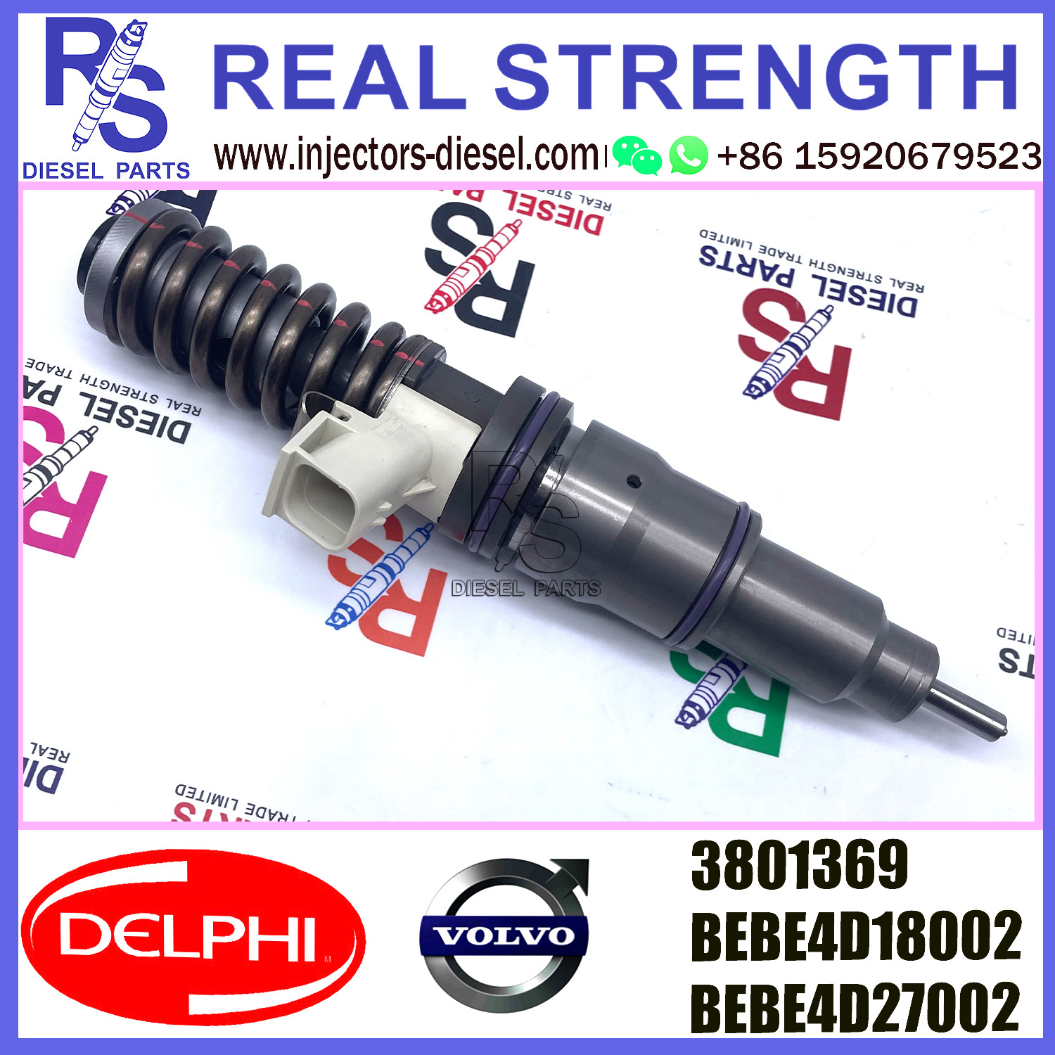 3801369 DELPHI Fuel Injector BEBE4D27002 BEBE4D18002 For V-O-L-V PENTA MD13