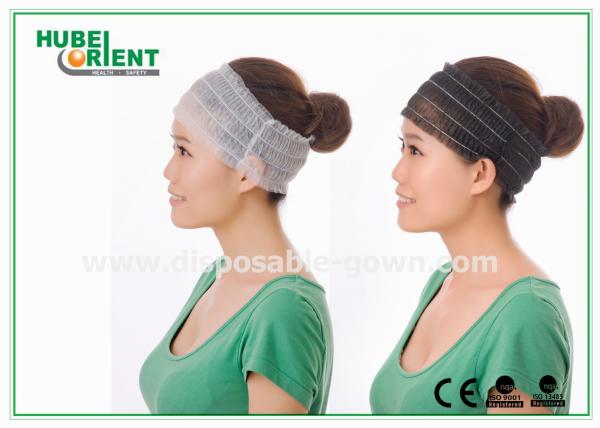 Buy cheap OEM Four Elastics Disposable Nonwoven Hair Band For Hairdressing Salon from wholesalers