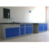 Buy cheap Customized Steel Lab Furniture , Laboratory Desk Furniture With Reagent Rack from wholesalers