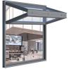 Buy cheap Glass Restaurant Bar Store Vertical Aluminium Fold Up Windows with Tempered and Insulating Glass from wholesalers