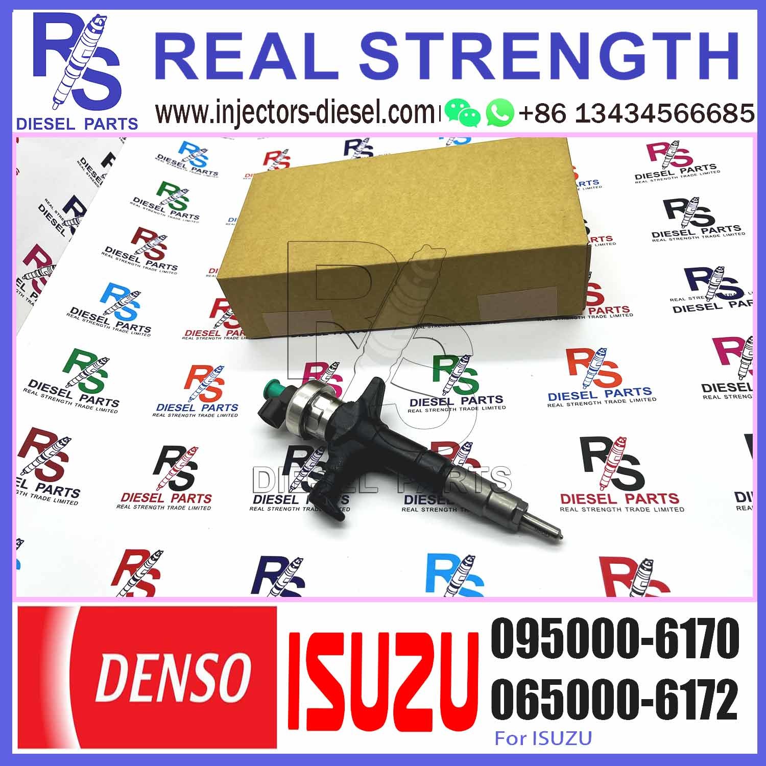 high-quality Common Rail Fuel Injector 095000-6170 For Engine ISUZU D-MAX 4JJ1 8-98055863-0 8-98011605-0 8-98055863-2
