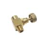 Buy cheap 1/4 NPT Male * 1/4 NPT Female Brass Needle Valve High Pressure from wholesalers