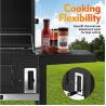 Buy cheap Large Smokeless BBQ Roaster Oven Portable Woodfired Camping Rotisserie Charcoal Grill from wholesalers