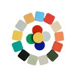 Colorful FKM Rubber Compound High Temp O Rings Seals Rubber Parts. Odorless