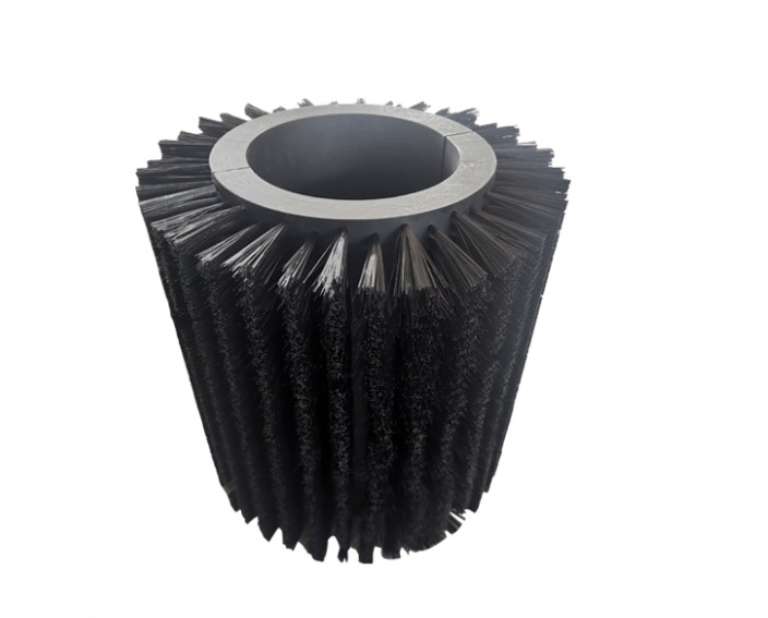 Long Bristle Cylindrical Wheel Brush Roller
