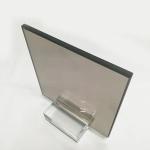 Bronze Brown EVA Film Laminated Glass Curved Flat Laminated Security Glass